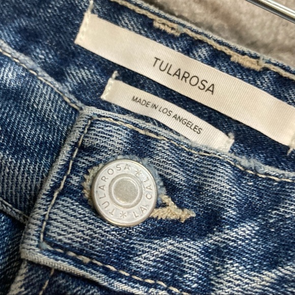 Tularosa Aubrey Distressed Denim Mini Skirt - Picture 9 of 10